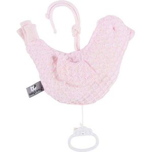 Baby's Only - Sun Muziekdoos - Baby Roze - Gebreid - Honingraatsteek