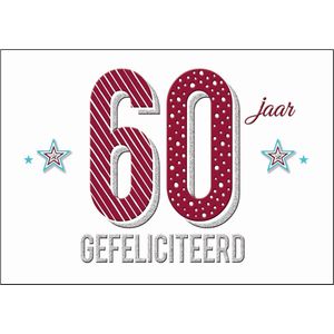 Kaart - Zizi - 60 Jaar, gefeliciteerd - ZZ32a