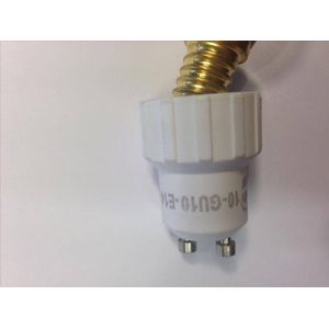 Verloopfitting - GU10 naar E14 - Geschikt voor Lamp