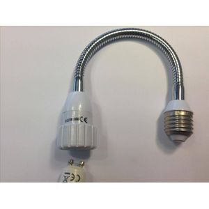 Verloopfitting - Flex Arm - E27 naar GU10 - Geschikt voor Lampen