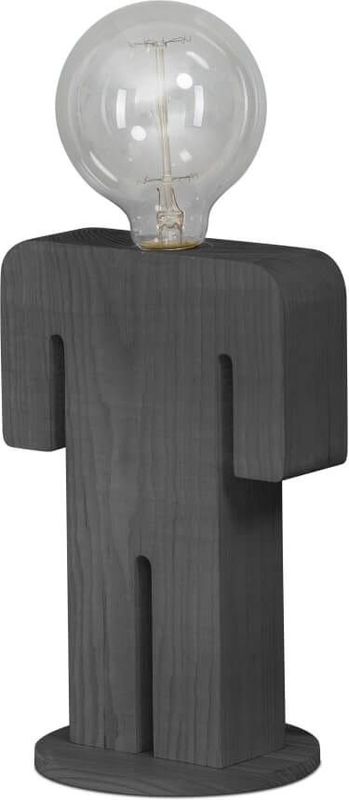 Tafellamp Adam Grey Man 24cm 1x E27 Hout