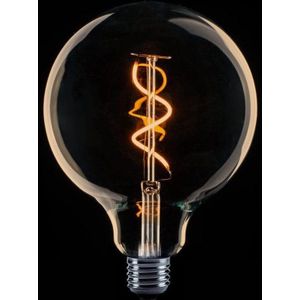 Globe - Filament Spiraal LED - Goud - 125mm - 2W - E27 - 240V - 2200K