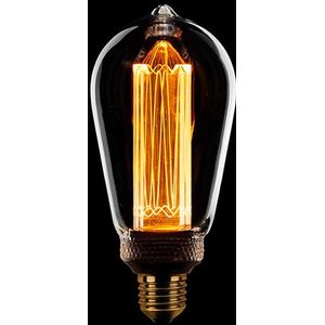 123led LED lamp E27 | Edison ST64 | Kooldraadlamp | Helder | 1800K | Dimbaar | 5W