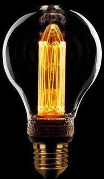 Kooldraadlamp - Peervormig - E27 - 1800K - 5W