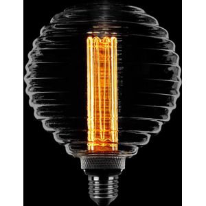 123led LED lamp E27 | Globe G120 | Kooldraadlamp 33S | Smoke | 1800K | 5W