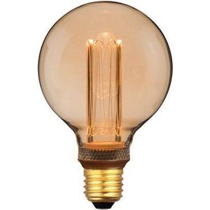 Kooldraadlamp - G95 - E27 - Amberkleurig - Dimbaar - 5W - 200 Lumen