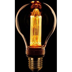 123led LED lamp E27 |  Peer A60 | Kooldraadlamp | Goud | 1800K | 200 lumen | 5W