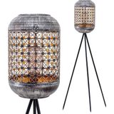 Gadgy Solar Tuinverlichting Staande Lamp Terras - Buitenlamp Zonne Energie Balkon & Tuin - Driepoot Tuinlamp Led Buiten - Tuinverlichting op Zonneenergie