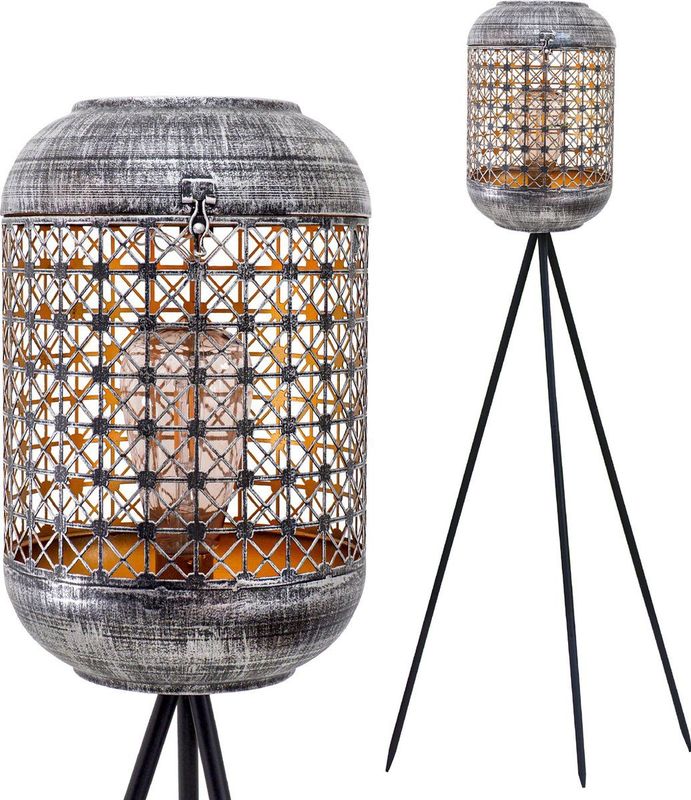 Gadgy Solar Tuinverlichting Staande Lamp Terras - Buitenlamp Zonne Energie Balkon & Tuin - Driepoot Tuinlamp Led Buiten - Tuinverlichting op Zonneenergie