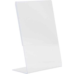 Securit® L-Vormige A6 Acryl Poster Frame |0,1 kg - transparant PFT-ACL-A6