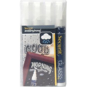 WATERPROOF KRIJTMARK M WIT 4X