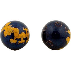 Meridiaankogels Gele draak - 4 cm (2 stuks) - S