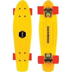 SWASS Vinyl Cruiser Skateboard geel/oranje