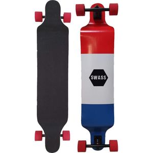 SWASS Longboard Red/White/Blue