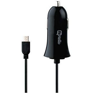 BeHello Car Charger Wired Micro-USB, 1,2 m, 2,1 A, zwart