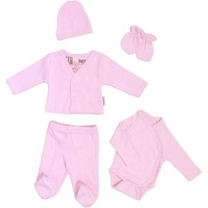 Petit Villain Prematuur Maat 44/50 Roze 5-delige Babyset