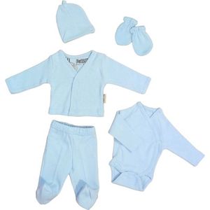 Petit Villain - Prematuur - 5-delige Babyset - Blauw