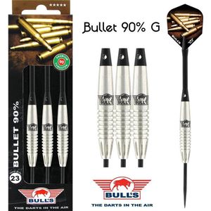 Bull's Bullet 90% B 24 gram Steeltip Dartpijlen