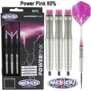McKicks Power Pink 80% Dartpijlen 22 - 24 Gram - 24 gram