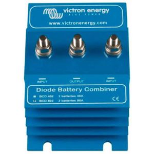 Diode Battery Combiner - 40A - Aansluiting M6 - Afmeting 60x120x75 mm