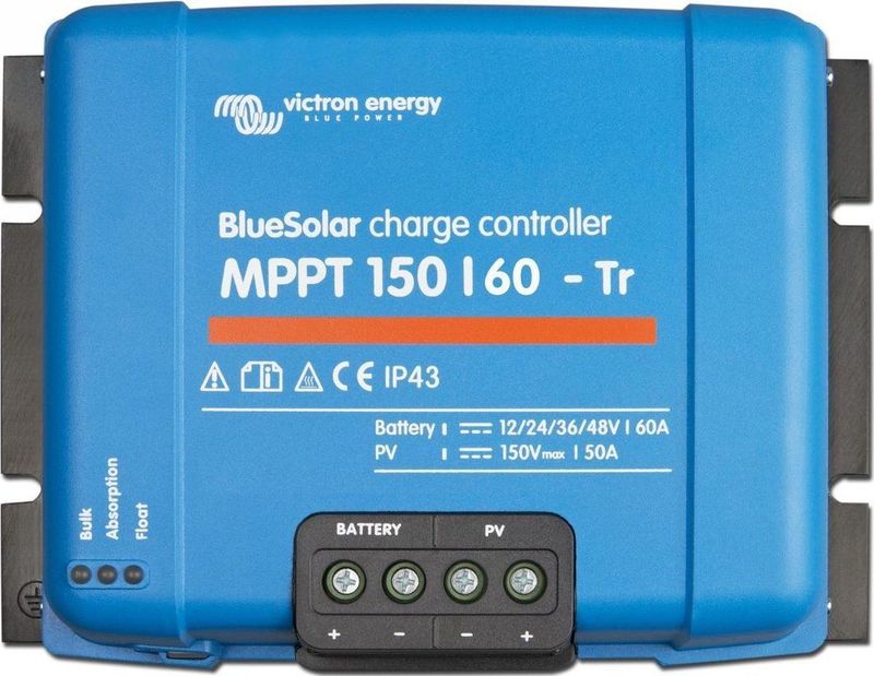 BlueSolar - 150/60-Tr - Laadcontroller - Zwart - MPPT