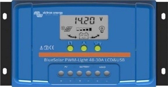 Victron - PWM-LCD & USB 30A - Zonnelaadregelaar - Voor Accu's