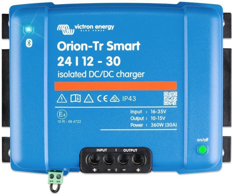 Victron Orion-TR Smart DC/DC Lader - 24V naar 12V - 360W - Bluetooth