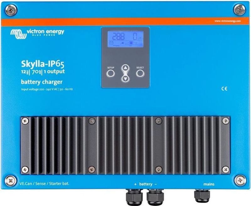 VICTRON ENERGY - Skylla IP65 Acculader - Blauw - 120-240V - 24V 35A