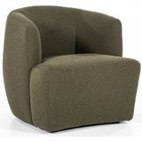 Eleonora Fauteuil Charlotte - Groen Copenhagen - Polyester/Metaal