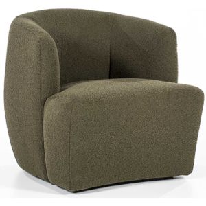 Eleonora Fauteuil Charlotte - Groen Copenhagen - Polyester/Metaal