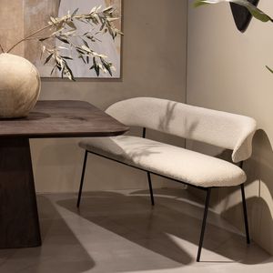 Eleonora Eetkamerbank Luka Beige
