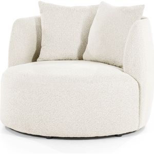 Fauteuil Louis met kussen - beige Spark