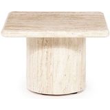 Eleonora Salontafel Theo 45x35 Naturel - Travertin - 45x45x35cm