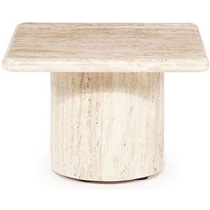 Eleonora Salontafel Theo 45x35 Naturel - Travertin - 45x45x35cm