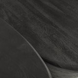 Eleonora Organische Salontafel 'Mila' Mangohout, 107 x 78cm, kleur Zwart