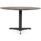 Eleonora Eettafel Donny 130x76 Bruin - Mangohout - 130x130x76cm