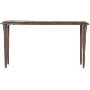 Eleonora Sidetable Jiska 140x40cmBruin - Mangohout - 40x140x75cm