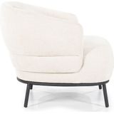 Eleonora Fauteuil David Beige Safari - Polyester