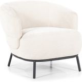 Eleonora Fauteuil David Beige Safari - Polyester