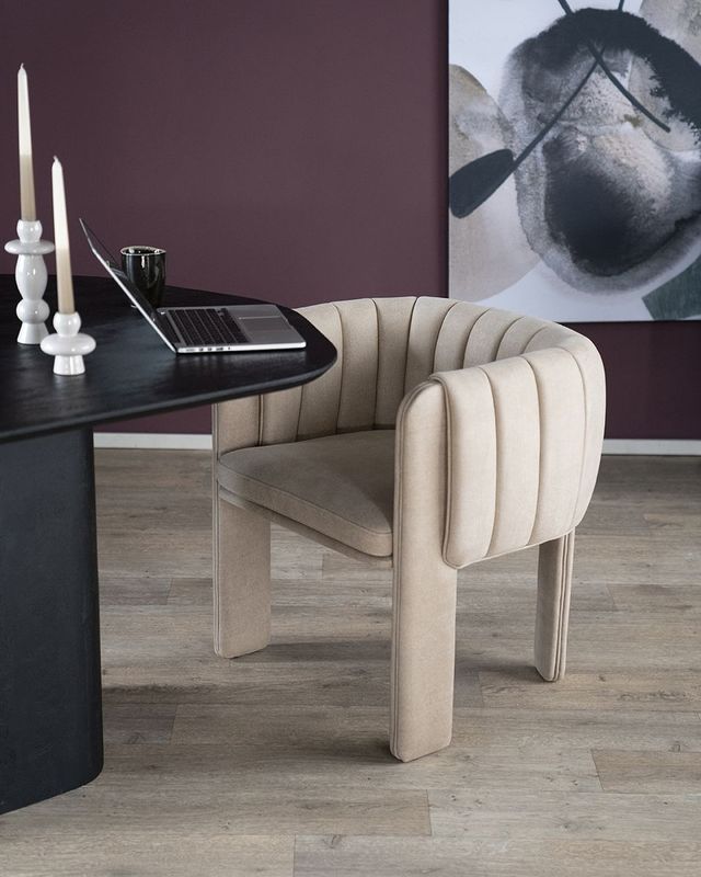 Eetkamerstoel Liselore - beige | Eleonora