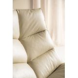 Eleonora Fauteuil Sven Beige Boho Leer - Metaal/Leer