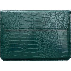 Mobigear Envelope Croco - Laptop Sleeve 12 inch Laptop hoes - Groen