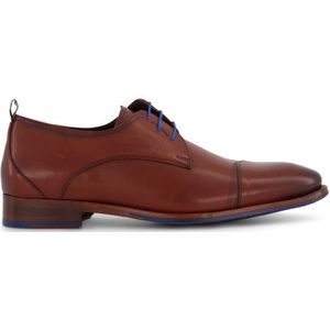 Floris Van Bommel 30118 De Stapper 02.00 Dark Cognac G+wijdte