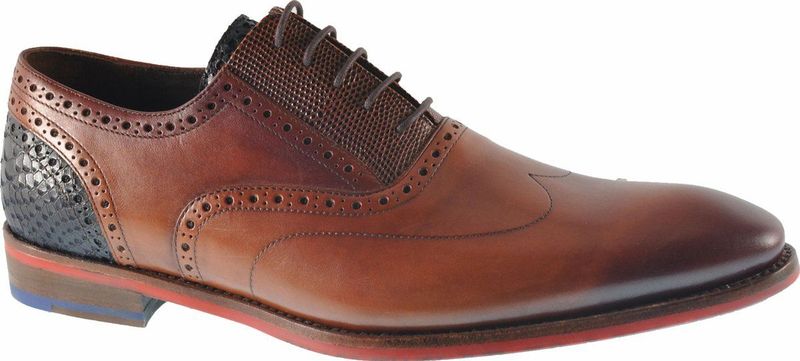 Floris van Bommel - Veterschoen - Bruin - Leer