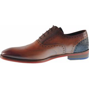 Floris van Bommel Veterschoenen cognac - Maat 44