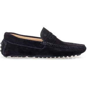 Floris van Bommel schoenen navy uni suede