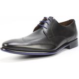 Rehab - Barry Croco - Nette Schoen - Black - Leer - Krokodillen Patroon