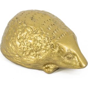 Decoratie egel goud