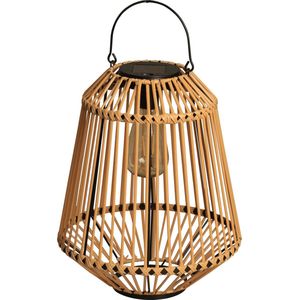 Luxform - Ibiza Large - Lantaarn - Wicker - 15 Lumen - Zonne-energie