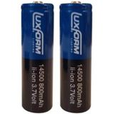 Luxform Solar batterij 2x 14500 li-ion 3.7v